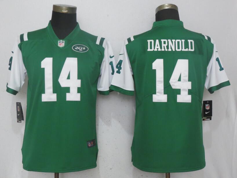 Women New York Jets #14 Darnold Green Vapor Untouchable Playe NFL Jerseys->chicago bears->NFL Jersey